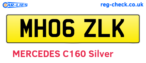 MH06ZLK are the vehicle registration plates.