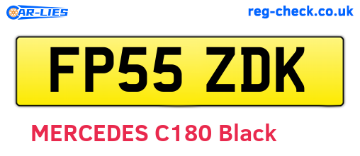 FP55ZDK are the vehicle registration plates.