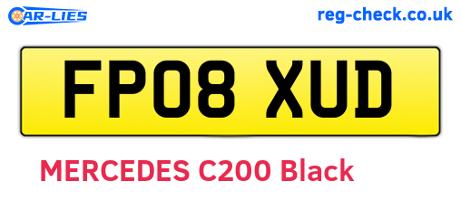 FP08XUD are the vehicle registration plates.
