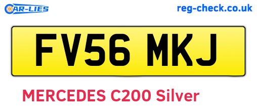 FV56MKJ are the vehicle registration plates.