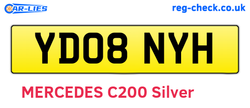YD08NYH are the vehicle registration plates.