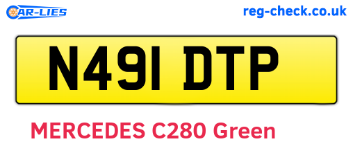 N491DTP are the vehicle registration plates.