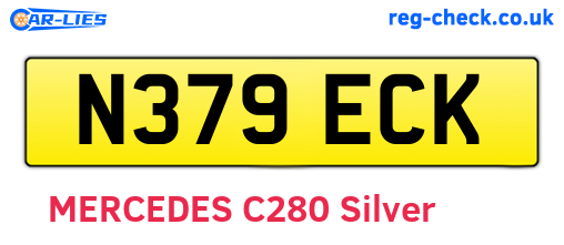 N379ECK are the vehicle registration plates.