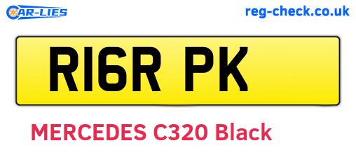 R16RPK are the vehicle registration plates.