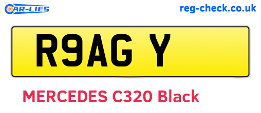 R9AGY are the vehicle registration plates.