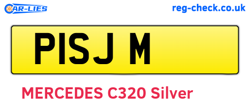 P1SJM are the vehicle registration plates.