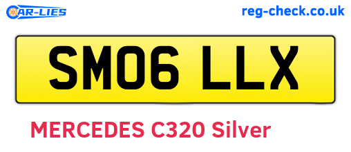 SM06LLX are the vehicle registration plates.
