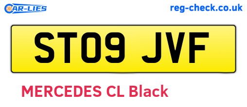 ST09JVF are the vehicle registration plates.