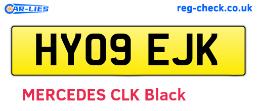 HY09EJK are the vehicle registration plates.