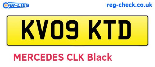 KV09KTD are the vehicle registration plates.
