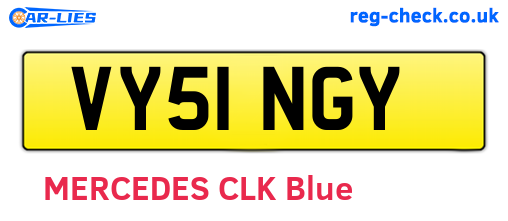 VY51NGY are the vehicle registration plates.