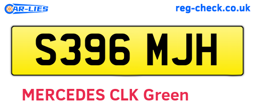 S396MJH are the vehicle registration plates.