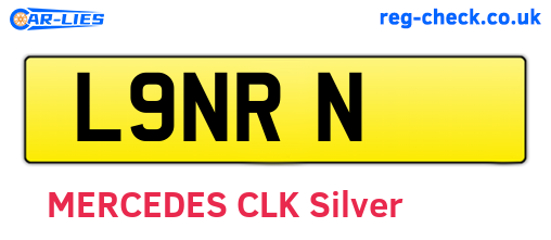 L9NRN are the vehicle registration plates.