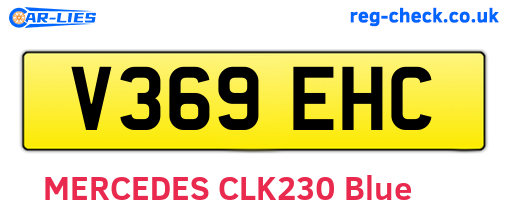 V369EHC are the vehicle registration plates.