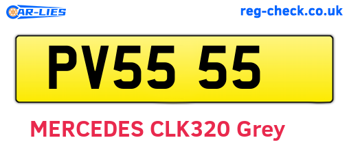 PV5555 are the vehicle registration plates.