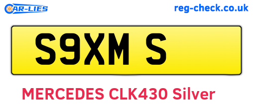 S9XMS are the vehicle registration plates.
