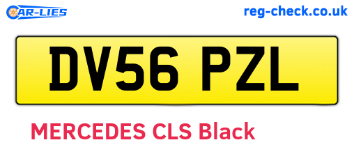 DV56PZL are the vehicle registration plates.