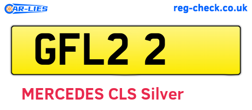 GFL22 are the vehicle registration plates.