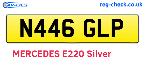 N446GLP are the vehicle registration plates.