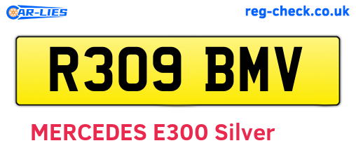 R309BMV are the vehicle registration plates.