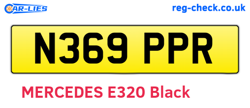 N369PPR are the vehicle registration plates.