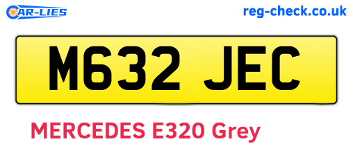 M632JEC are the vehicle registration plates.