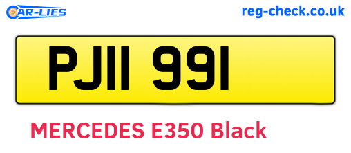 PJI1991 are the vehicle registration plates.