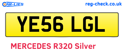 YE56LGL are the vehicle registration plates.