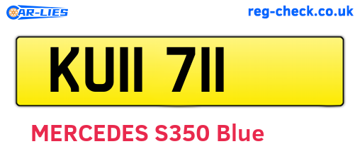 KUI1711 are the vehicle registration plates.