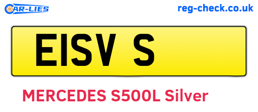 E1SVS are the vehicle registration plates.