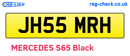 JH55MRH are the vehicle registration plates.