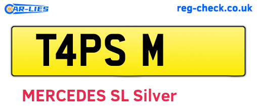 T4PSM are the vehicle registration plates.