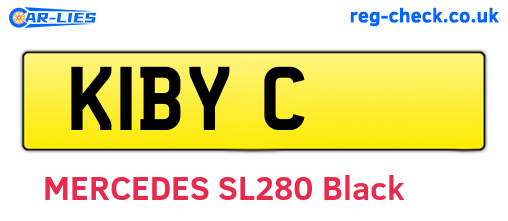 K1BYC are the vehicle registration plates.