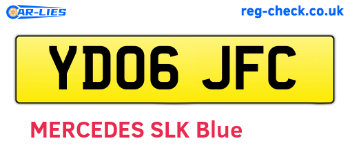 YD06JFC are the vehicle registration plates.