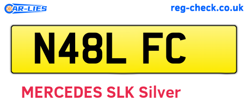 N48LFC are the vehicle registration plates.