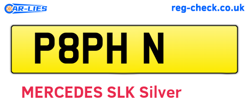 P8PHN are the vehicle registration plates.