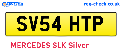SV54HTP are the vehicle registration plates.