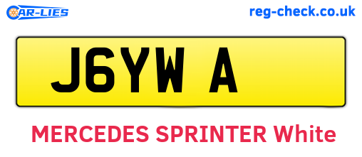 J6YWA are the vehicle registration plates.