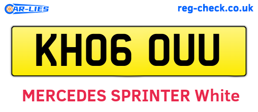 KH06OUU are the vehicle registration plates.