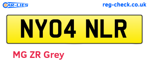 NY04NLR are the vehicle registration plates.