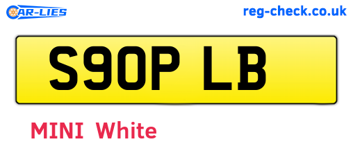 S90PLB are the vehicle registration plates.