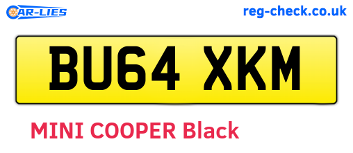 BU64XKM are the vehicle registration plates.