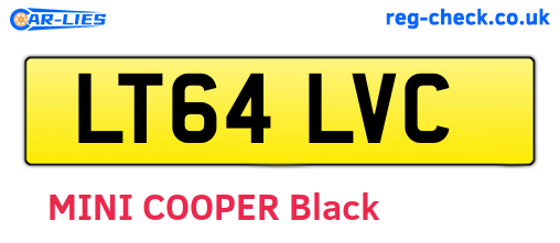 LT64LVC are the vehicle registration plates.