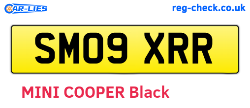 SM09XRR are the vehicle registration plates.