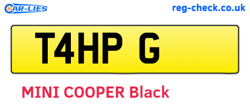 T4HPG are the vehicle registration plates.