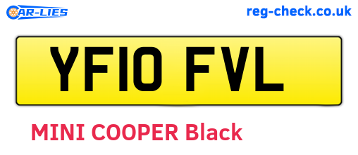 YF10FVL are the vehicle registration plates.