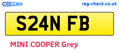 S24NFB are the vehicle registration plates.