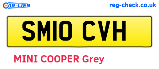 SM10CVH are the vehicle registration plates.
