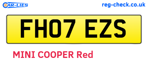 FH07EZS are the vehicle registration plates.
