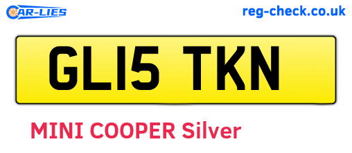GL15TKN are the vehicle registration plates.